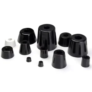 Rubber Shock Absorber Pads Anti-Slip Anti-Impact Damping Feet Round Screw Mounts