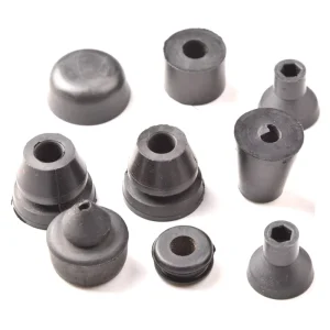 Rubber Shock-Absorbing Foot Pad for Instruments and Equipment