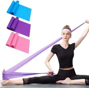 Rubber Sports Latex Band Flat Gym Exercise Therabands Yoga Stretch Stretching Elastic Resistance Bands