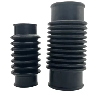 Rubber Steering Boot Dirt Proof Flexible Black Convoluted Accordion Rubber Dust Boot Bellow