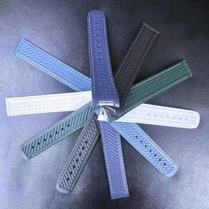 Rubber Watch Strap Sport Style Replacement Band Soft Flexible Wristband Watch Accessories for Men Strap