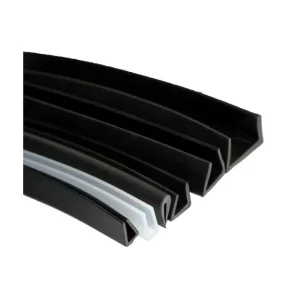 Rubber Weatherstrip Seal with Brush for Glass Sliding Doors