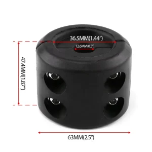 Rubber Winch Hook Stopper and Cable Protector for Off-Road Winch Rope