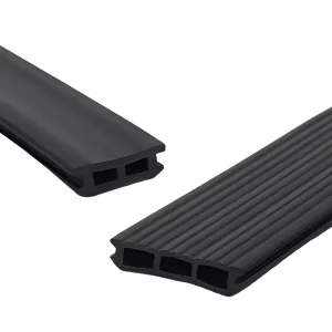Rubber Window Sealing Strip Dust Cover Decorative Air proof Dust blocking European Standard Groove 23 Black
