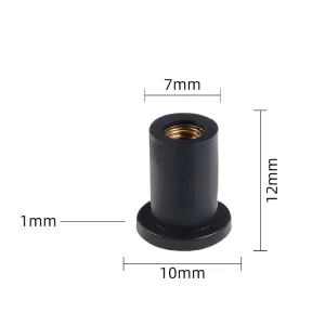 Rubber Windshield Bolt Screw Nut for Motorcycle Replacement for Car