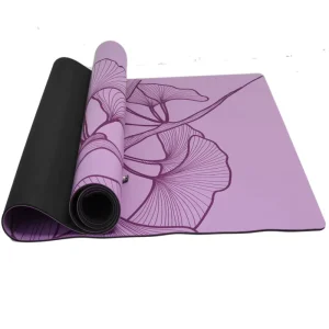 Rubber Yoga Mat Engraved Premium PU Yoga Mat Eco Friendly
