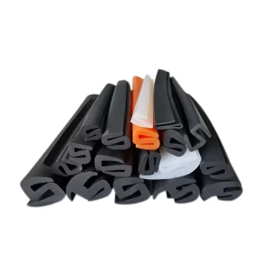 S-Type EPDM Sealing Strip for Door & Window Observation Window with Card Slot Custom Cutting Service