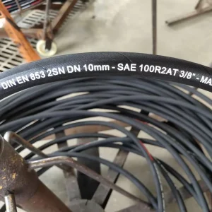 SAE 100 R1 R2 3 8 Inch 10mm High Pressure Rubber Hose hydraulic Rubber Hose