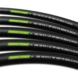 SAE 100 R13 Hydraulic Hose 5/8″ 3/4″ 1-1/4 Inch Four Wire Spiral High Pressure 350 Bar Flexible Rubber Fuel Tubing