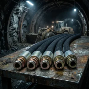 SAE 100 R2 2SN High Pressure Hydraulic Hose Steel Wire Braided Rubber Oil Pipe Reinforced Mining Machinery Excavator Spares