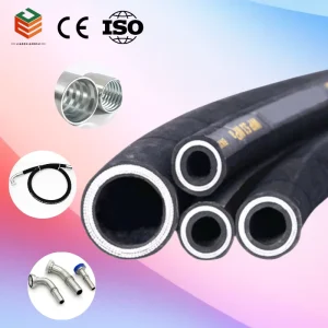 SAE 100 R2 R3 R4 High Pressure Hydraulic Rubber Hose 1 4″ 3 8″ 1 2″ 1″ 1 1 4″ 1 1 2″ for Industrial Hydraulic Systems