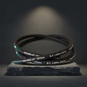 SAE 100 R6 Hydraulic Hose, Flexible NBR Rubber Oil Return Pipe for Power Steering Systems
