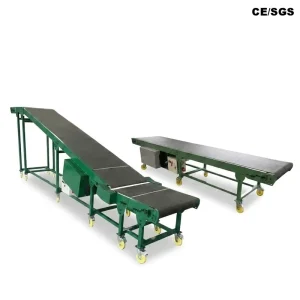 SANYUE Factory Customization PVK Flat Inclined Belt Conveyor System Heavy Duty Customizable Transport Loading Unloading Conveyor