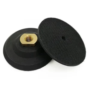 SHDIATOOL 4 Inch M14 Thread Diamond Polishing Pads Packer Pad Rubber Backer Angle Grinder Adapter Flexible Rubber Holder