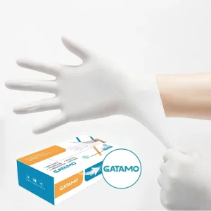 SL008 Disposable Medical Latex Exam Kitchen Household Hand Gloves Examination Powdered Rubber Gloves Box Supplies Latex Gloves