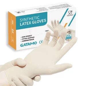 SL010 Disposable Examination Guantes De Latex Rubber Hand Gloves Powder Free Synthetic Latex Gloves