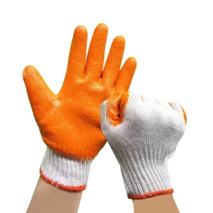 SWL004 Industrial Labor protection Gloves Water Proof Safety Protective Gloves Heavy Duty Work Protective Latex Coated Gloves