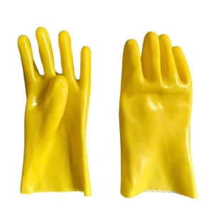 Safety Gloves Acid-alkali Resistant Waterproof Textured Tear-Resistant Anti-Slip Rubber Gloves