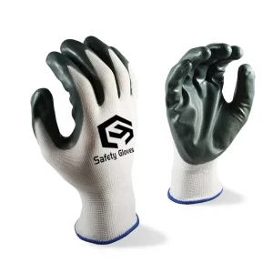 Safety Gloves Working Safety Working Hand Gloves Cotton Ppe Safety Rubber Work Gloves Farming