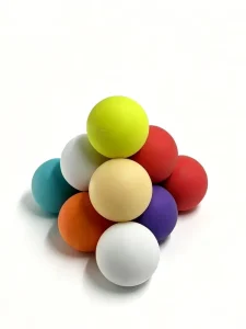 Sales Durable Custom Colors & Logo Natural Rubber Highly Elastic Official Standards Lacrosse Ball Massage Ball
