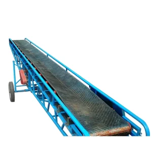 Sand and gravel rubber belt conveyor