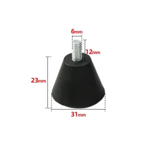 Screw Foot Pads Ground Anchor Vibration Damping Mats Rubber Adjustable Fixed Foot Cups New Style Machine Feet Non Slip Bases