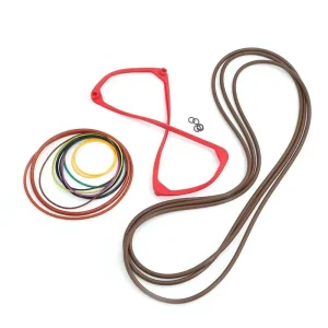 Seal Gasket O-Ring Non-Standard Silicone Nitrile Rubber Sleeve Special-Shaped Parts Custom-Made Sealing Ring Brown Red