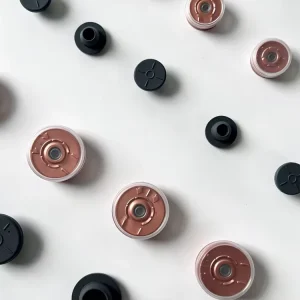 Sealing Lids 20mm Butyl Rubber Stopper Aluminum Plastic Full Tear Off Vial Cover Closures for Vials Cap