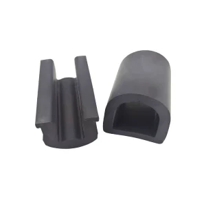 Seawater-Resistant Boat Rubber Anti-Collision Strip Heavy-Duty Gunwale Bumper for Docks, Ports, and Vessels