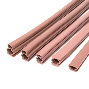 Security Door Rubber Seal Strip Flexible Weather Stripping Soundproof Dustproof Edge Trim Entry Door Frame Gap Filler