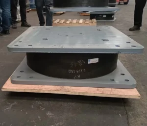 Seismic-Isolating Rubber Bearing with Lead Plug for Bridges and Buildings