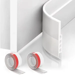 Self Adhesive Door Sweep Draft Stopper Rubber Weatherproof Door Bottom Seal Strip