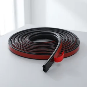 Self Adhesive Door and Window Weather Seal Strip Soundproof Door Weather Stripping Self Adhesive Seal EPDM Sponge Rubber Strip