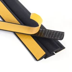 Self-Adhesive EPDM Foam Half-Round Rubber Edge Sealing Strip for Electrical Cabinets and Auto Trims with Cutting Service