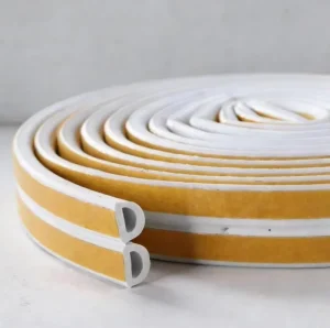 Self-Adhesive EPDM Foam Rubber Seal Strip for Door & Window Soundproof & Windproof