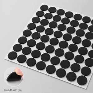 Self-Adhesive EVA EPDM SBR CR High-Density Anti-Slip Shock-Absorbing Round Furniture Foot Pads