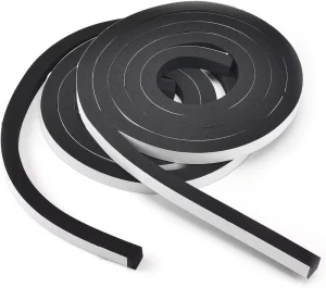 Self Adhesive Foam Seal Strip Closed Cell Sponge Rubber Tape Waterproof Dustproof Insulation Foam Weather Stripping