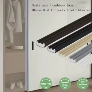 Self Adhesive PU Foam Weatherstrip Soundproof Draft Proof Door Seal Strip Durable