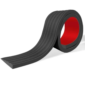 Self Adhesive Rubber Ramp for Door Threshold Rise for Wheelchair Scooter Doorway Floor Tile Threshold Transition Strip Reducer