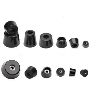 Self-Adhesive Screw-Mounted Wear-Resistant Shock-Absorbing Flame-Retardant Rubber Foot Pad for Industrial Equipment