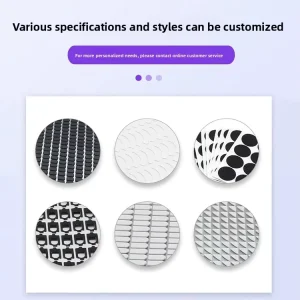 Self-Adhesive Silicone Pads Shock-Absorbing Anti-Slip Circular and Square Adhesive-Backed Pads