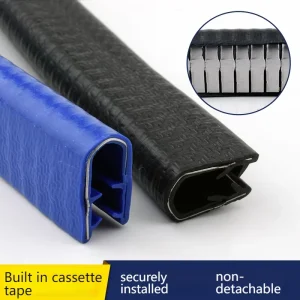 Self-Grip U-Channel Rubber Trim Anti-Collision Edge Seal for Automotive Metal Cabinets Doors and Windows