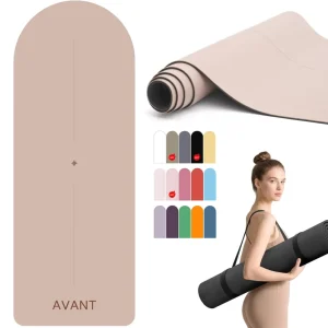 Semicircle Shape Colourful Eco Friendly Natural Rubber Fitness Oval Custom Logo Arch Pilates Pu Rubber Non Slip Yoga Mat