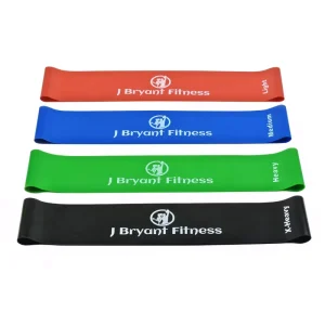 Set of Gym Fitness Loop Resistance Bands Rubber Latex Exercise Bands