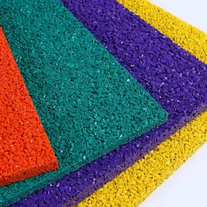 Shock Absorbing Eco Friendly EPDM Rubber Granules for Multi Sport Outdoor Play Areas and Sport Flooring