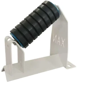 Shock Absorbing Rubber Ring Impact Roller Rubber Ring Conveyor Idler Roller for Mining Belt Conveyor System