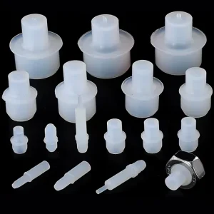 Silicone Chamfered Plug Acid and Alkali Resistant Metric Thread Blind Hole Elastic Cap Dustproof Rubber Plug