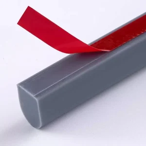 Silicone EPDM Rubber Eco friendly Shower Threshold Dam Customizable Sealing Strip Water Stopper Barrier Seal for Bathroom