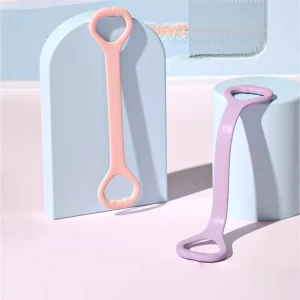 Silicone Figure 8 Resistance Band Yoga Stretching Rope Shoulder Opener Back Shaper Home Fitness Equipment