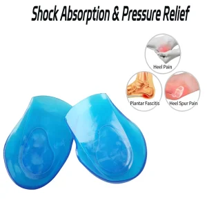 Silicone Heel Pad Half-Size Shock-Absorbing Insole OEM ODM Factory Direct TPE Gel Half Insole
